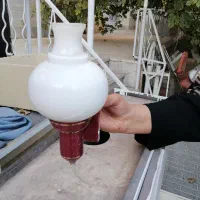 دو عدد لوستر  و روشنایی تک لامپ|لوستر و چراغ آویز|کرمان, |دیوار