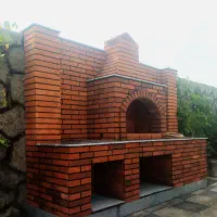 باربیکیو آتشدان شومینه هم گازی هم ذغالی