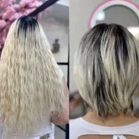 مدل برای اکستنشن مو طبیعی
