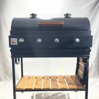 باربیکیو گازی زغالی دوکاره