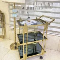میز ترولی چرخدار پذیرایی ترند منزل آرایشگاهی تالار|آرایشگاه و سالن‌های زیبایی|تهران, شهرک بوعلی|دیوار