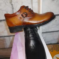 کفش چرم  سبز قدم