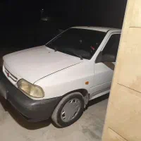 پراید ۹۳ بی رنگ شاسی سالم