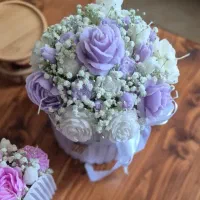 باکس گل شمع|صنایع دستی و سایر لوازم تزئینی|مشهد, هنرور|دیوار