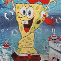 فرش کودک باب اسفنجی ۱*۱.۵