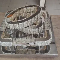 لوستر سقفی مربعی 50 در 50