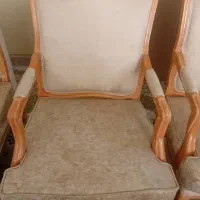 مبل کلاسیک استیل فرانسوی و نهارخوری ۴ نفره|مبلمان خانگی و میز عسلی|تهران, ائمه اطهار|دیوار
