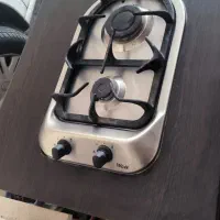 گاز رو میزی 2شعله به همراه کابینت