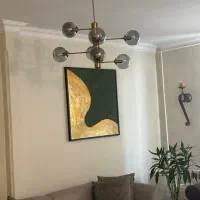 یک جفت لوستر مولکولی وارداتی|لوستر و چراغ آویز|تهران, تهرانپارس جنوبی|دیوار