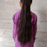 فروش مو طبیعی و سالم بدون رنگ ۶۰ سانت