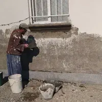 سیمانکاری  پلاستر  موزایک  دیوار چینی