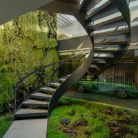 پله اهنی گرد