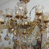 انواع لوستر و وسایل برنزی|لوستر و چراغ آویز|خمین, |دیوار