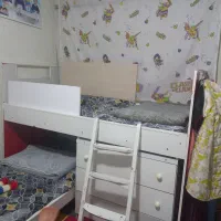 تخت دوطبقه کودک|تخت و سرویس خواب|همدان, |دیوار