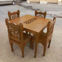 میز نهار خوری طرح گره چینی