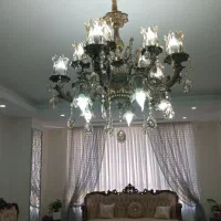 لوستر ۱۰ شاخه شامپاینی|لوستر و چراغ آویز|شهریار, شهریار|دیوار