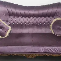 مبل کلاسیک هفت نفره با دو عسلی