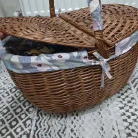 سبد پیک نیک تفریح حصیری|صنایع دستی و سایر لوازم تزئینی|فردیس, نگارستان|دیوار