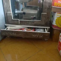 تخت دونفرباکفی بدون تشک بوفه صندلی بچه میز|تخت و سرویس خواب|مشهد, کوی المهدی|دیوار