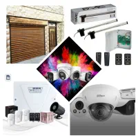 دوربین ، دزدگیر ، درب برقی.سایبان برقی