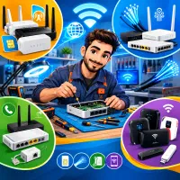 تعمیرات مودم و فروش قطعات و آنلاک دکتر مودم