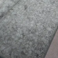 یک فرش ۶ متر و یک فرش ۲*۱ ۱۲۰۰ شانه گل برجسته