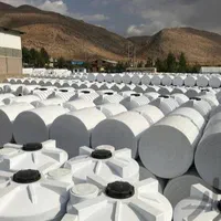 مخزن اب افقی(منبع پلی اتیلن تانکرپلاستیکی