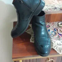 نیم بوت چرم طبیعی برند کاوانی