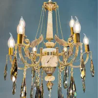 لوستر‌ نـ‌ـه شاخه سنگی/تعویض لوستر کهنه با نو