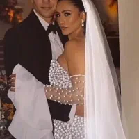 سفارش تابلو میکس مدیا عروس