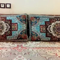پشتی فیروزه ای