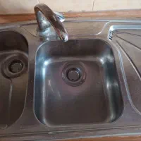 سینک ظرفشویی توکار اخوان کد6وشیر سالم کار کرده