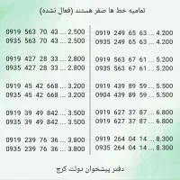 0919.329.29.81|سیم‌کارت|کرج, برغان|دیوار