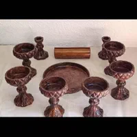 هفت سین طرح چوب فقط 199|صنایع دستی و سایر لوازم تزئینی|برازجان, |دیوار