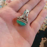 انگشتر نقره با سنگ فیروزه اصل