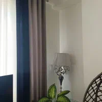 شال مخمل پرده و آباژور و هفت سین