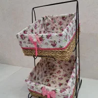 سبد جا سیب زمینی و پیاز