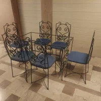 میز غذاخوری ۶ نفره فرفورژه|میز و صندلی غذاخوری|تهران, امانیه|دیوار