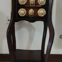 میز تلفن چوبی کلاسیک، سالم و شیک