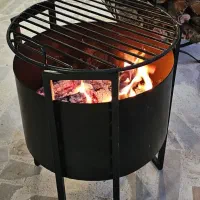 آتشدان هیزمی نو و استفاده نشده|بخاری، هیتر، شومینه|قم, زنبیل آباد|دیوار