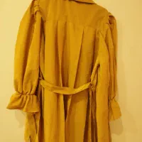 بارونی خردلی  دخترانه  .کت زنانه و سوییشرت وشلوار|لباس|کرج, ساماندهی|دیوار