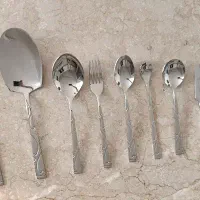 سرویس قاشق چنگال 24 نفره کارد سه بعدی