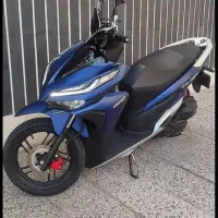 کلیک ۱۵۰ آبی درباری / مدارک آماده انتقال|موتورسیکلت|محمودآباد, |دیوار