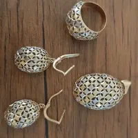 نیم ست خاص وکلاسیک دیاموند|جواهرات|تبریز, |دیوار