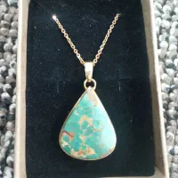 گردنبند نقره اب کاری شده طلا|جواهرات|کارون, |دیوار