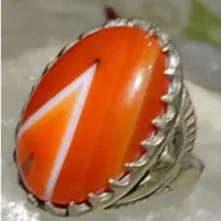 انگشتر عقیق سلیمانی درشت