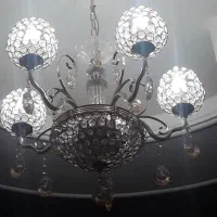 دو عدد لوستر مدرن و جدید