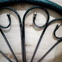 تخت خواب تک نفره فلزی قدیمی