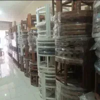 فروش میز ناهار خوری کم جا2*4*6 نفره مدل چوبی وفلزی