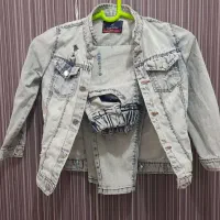 کت و شلوار جین دخترانه مناسب ۷ تا ۱۰